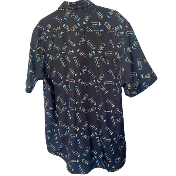 NWOT Truly Hard Seltzer Casual Short Sleeve Shirt Sz M - Picture 7 of 9